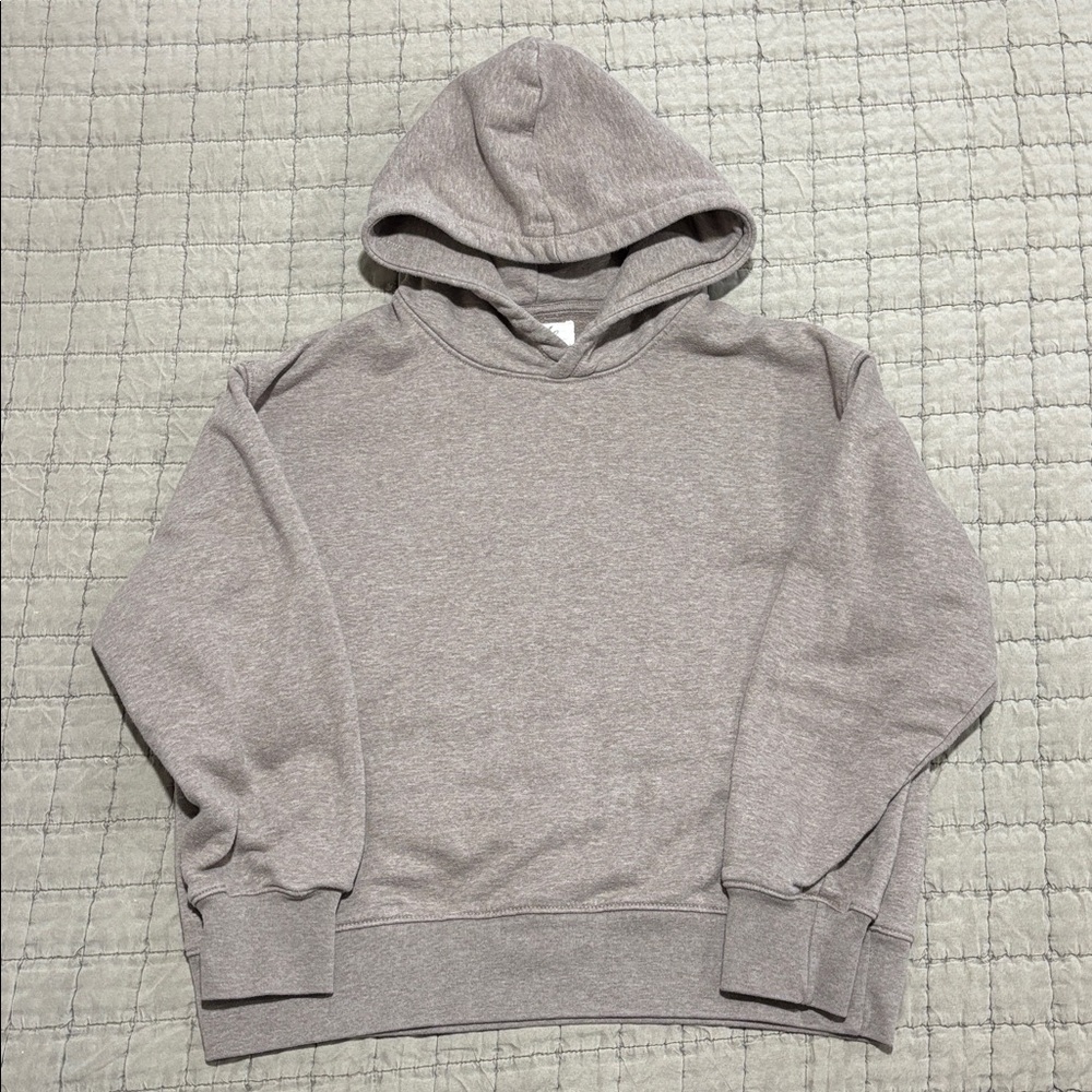 AE Everyday Luxe Hoodie Sweat Shirt & Pants Jogger Set in Light Brown Size XS - Picture 4 of 13